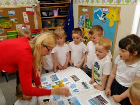 Grafika #35: 27.04.2018r. Cykl zajęć Polska moj kraj w gr. II