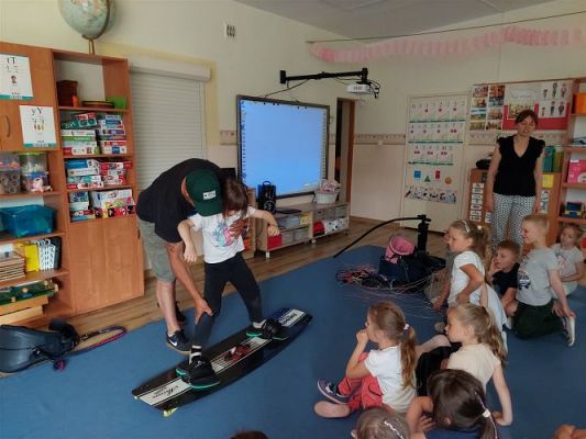 Grafika #10: 10.06.2022 Spotkanie z Panem Maciejem Pawelczykiem - Kitesurfingowcem