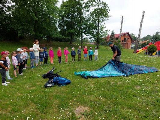 Grafika #12: 10.06.2022 Spotkanie z Panem Maciejem Pawelczykiem - Kitesurfingowcem