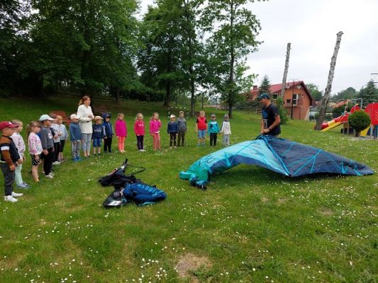 Grafika #13: 10.06.2022 Spotkanie z Panem Maciejem Pawelczykiem - Kitesurfingowcem