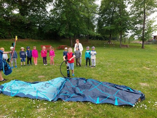 Grafika #17: 10.06.2022 Spotkanie z Panem Maciejem Pawelczykiem - Kitesurfingowcem