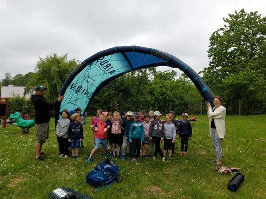 Grafika #22: 10.06.2022 Spotkanie z Panem Maciejem Pawelczykiem - Kitesurfingowcem