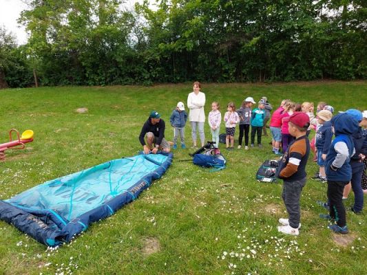 Grafika #25: 10.06.2022 Spotkanie z Panem Maciejem Pawelczykiem - Kitesurfingowcem