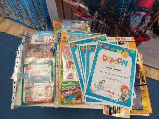 Grafika #0: 17.12.2021 Wręczenie nagród w konkursie "Miś podróżnik"