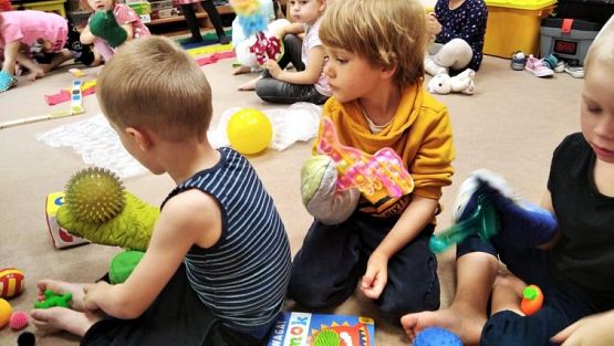 Grafika #5: 26.10.2021 Zajęcia integracji sensorycznej w grupie II