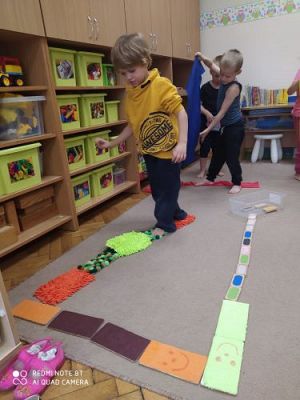 Grafika #10: 26.10.2021 Zajęcia integracji sensorycznej w grupie II