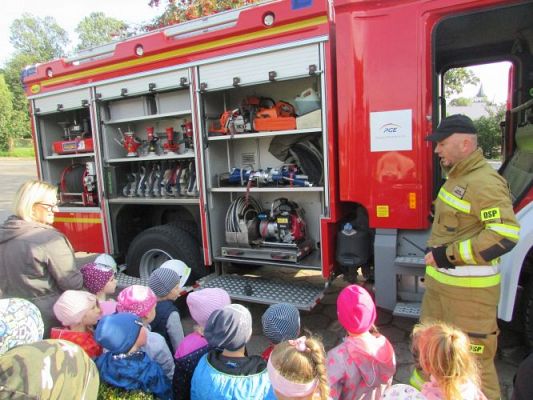 Grafika #5: 29.09.2021 Spotkanie ze strażakiem z OSP w Wicku