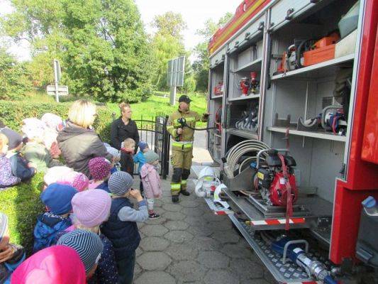 Grafika #15: 29.09.2021 Spotkanie ze strażakiem z OSP w Wicku