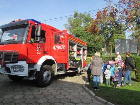 Grafika #22: 29.09.2021 Spotkanie ze strażakiem z OSP w Wicku