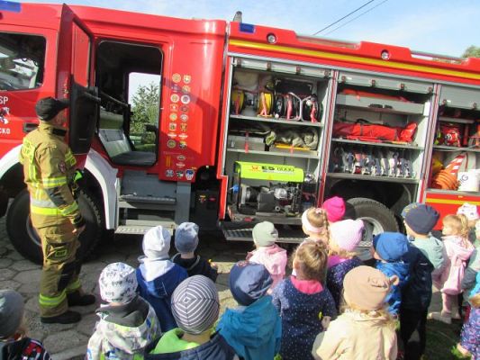 Grafika #26: 29.09.2021 Spotkanie ze strażakiem z OSP w Wicku