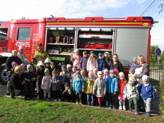 Grafika #52: 29.09.2021 Spotkanie ze strażakiem z OSP w Wicku