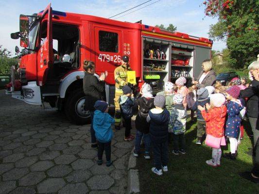 Grafika #54: 29.09.2021 Spotkanie ze strażakiem z OSP w Wicku