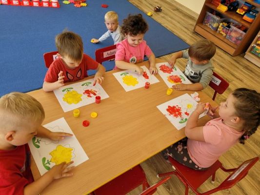 Grafika #13: Pierwsze dni w przedszkolu w gr.I