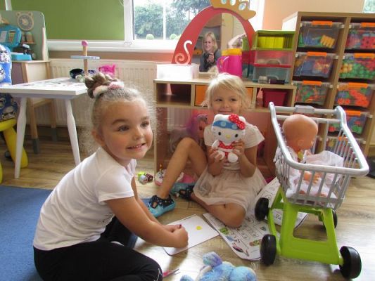 Grafika #14: Wakacje w Przedszkolu - Zabawy tematyczne w kącikach zainteresowań