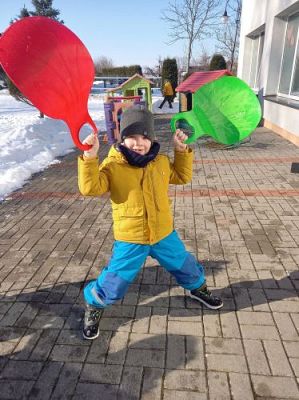 Grafika #9: 22.02.2021 Zimowe zabawy w ogrodzie przedszkolnym gr III