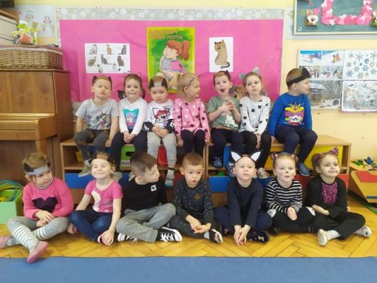 Grafika #8: 17.02.2021 Dzień kota w gr I