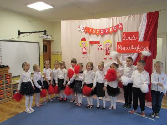 Grafika #12: 10.11.2020 Obchodzimy Święto Niepodległości w naszym przedszkolu