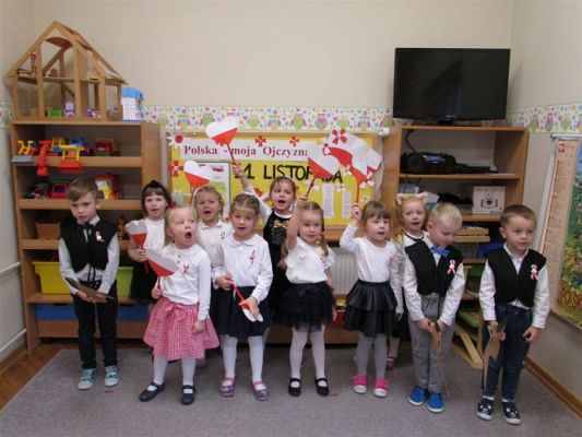 Grafika #26: 10.11.2020 Obchodzimy Święto Niepodległości w naszym przedszkolu