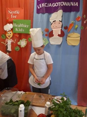 Grafika #5: 15.10.2020 Lekcja gotowania z Nestle for Healther Kids