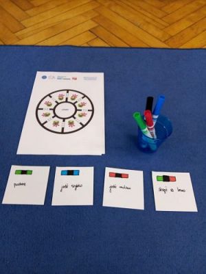 Grafika #9: 12.10.2020 Code week Gesty, symbole, bloczki - programy na różne sposoby utworzone