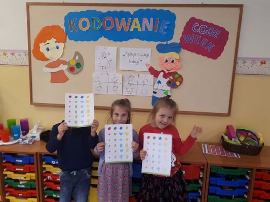 Grafika #5: 09.10.2020 CODE WEEK DZIEŃ 5 RYSUJĘ MALUJĘ KODUJĘ