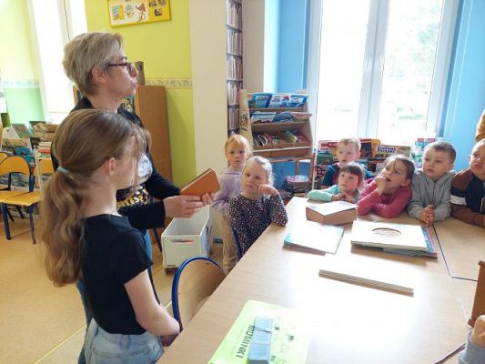 Grafika #11: 12.05. 2022 Spotkanie w Bibliotece szkolnej w Wicku