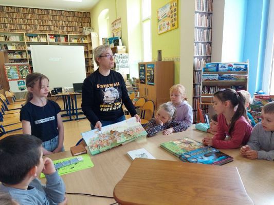 Grafika #14: 12.05. 2022 Spotkanie w Bibliotece szkolnej w Wicku