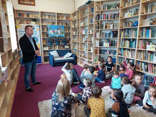 Grafika #22: 12.05. 2022 Spotkanie w Bibliotece szkolnej w Wicku