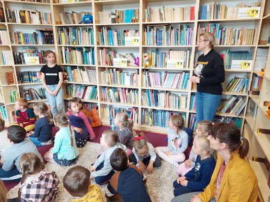 Grafika #24: 12.05. 2022 Spotkanie w Bibliotece szkolnej w Wicku