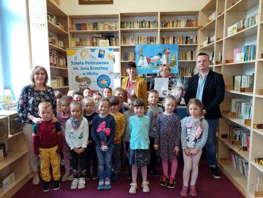 Grafika #40: 12.05. 2022 Spotkanie w Bibliotece szkolnej w Wicku