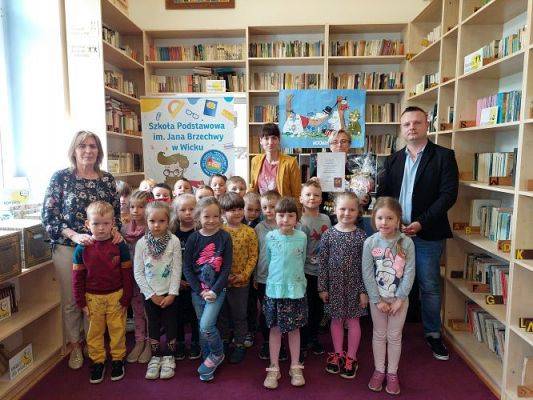 Grafika #41: 12.05. 2022 Spotkanie w Bibliotece szkolnej w Wicku