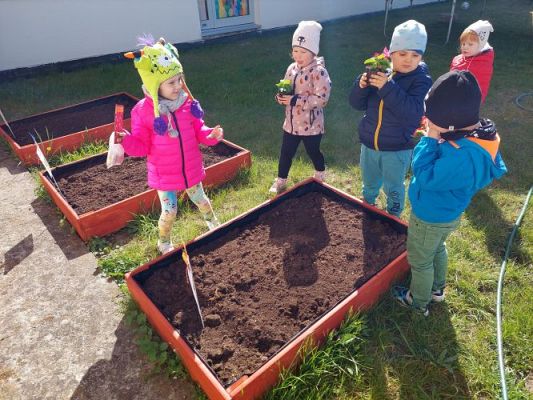 Grafika #2: 22.04.2022 Zakładamy przedszkolny ogródek