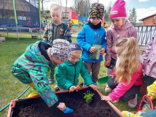Grafika #34: 22.04.2022 Zakładamy przedszkolny ogródek