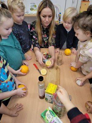 Grafika #24: 16.11.2021 Projekt "Dbam o zdrowie -herbatka rozgrzewająca" gr I