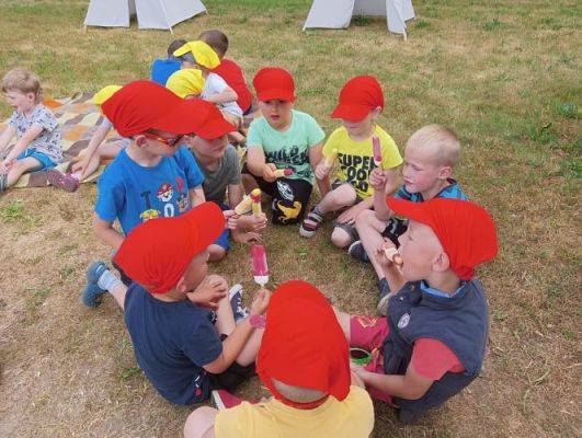 Grafika #48: 21.06.2023 Powitanie lata - Piknik na stadionie sportowym w Charbrowie