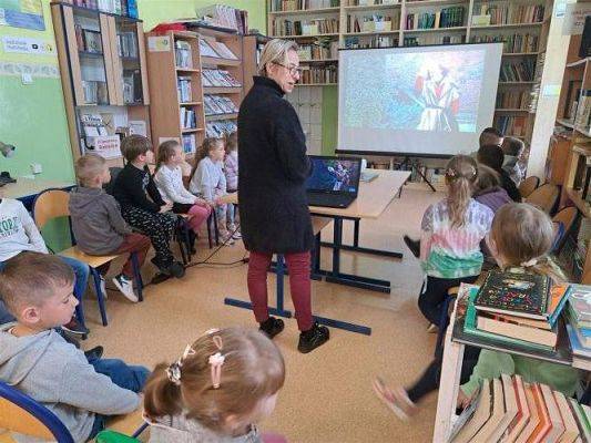 Grafika #38: 16.05.2023 Starszaki z wizytą w Szkole Podstawowej w Wicku