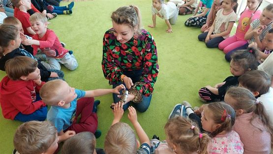 Grafika #48: 12.05.2023 Poznajemy gady - Spotkanie z Panią Edytą