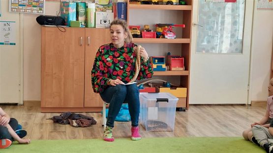 Grafika #54: 12.05.2023 Poznajemy gady - Spotkanie z Panią Edytą