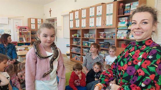 Grafika #79: 12.05.2023 Poznajemy gady - Spotkanie z Panią Edytą