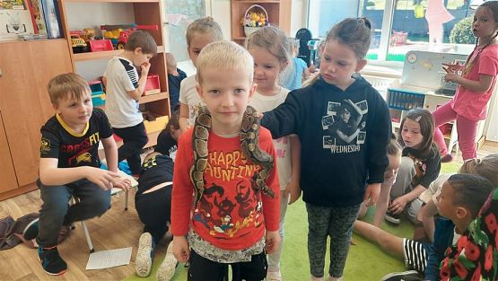 Grafika #94: 12.05.2023 Poznajemy gady - Spotkanie z Panią Edytą