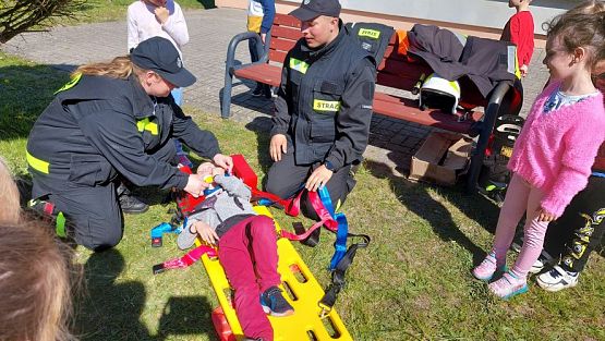 Grafika #0: 08.05.2023 Spotkanie ze Strażakami z OSP Wrzeście cz.II