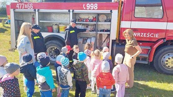 Grafika #11: 08.05.2023 Spotkanie ze Strażakami z OSP Wrzeście cz.I