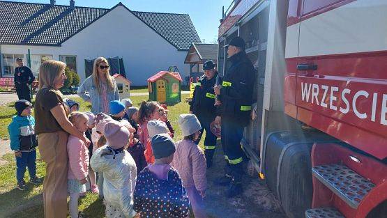 Grafika #14: 08.05.2023 Spotkanie ze Strażakami z OSP Wrzeście cz.I