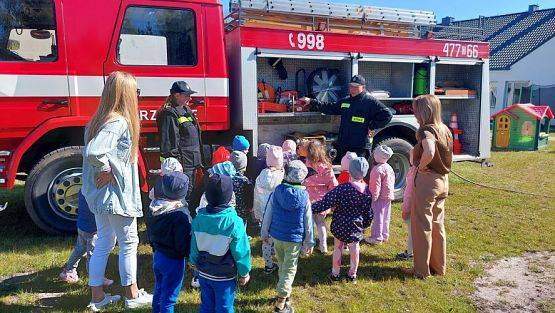 Grafika #15: 08.05.2023 Spotkanie ze Strażakami z OSP Wrzeście cz.I