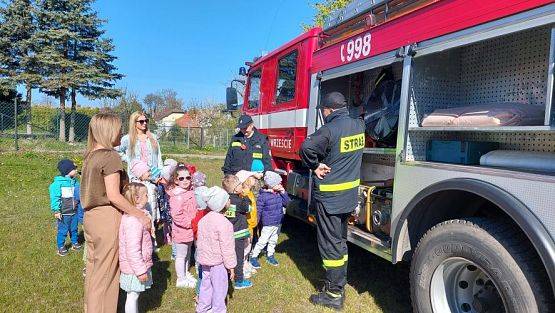 Grafika #16: 08.05.2023 Spotkanie ze Strażakami z OSP Wrzeście cz.I