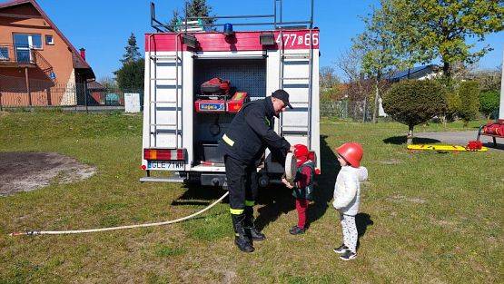 Grafika #22: 08.05.2023 Spotkanie ze Strażakami z OSP Wrzeście cz.I