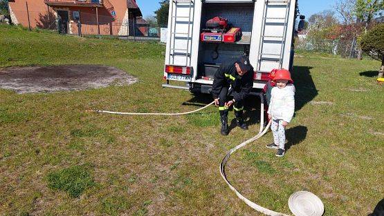 Grafika #23: 08.05.2023 Spotkanie ze Strażakami z OSP Wrzeście cz.I