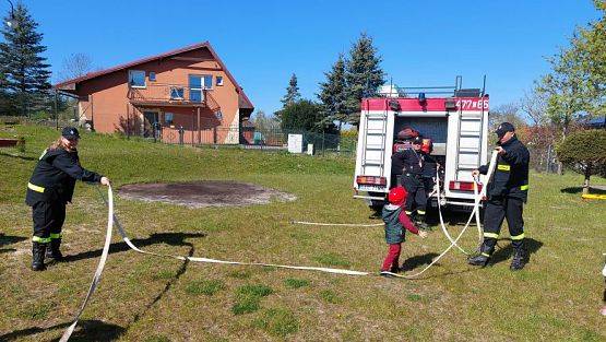 Grafika #28: 08.05.2023 Spotkanie ze Strażakami z OSP Wrzeście cz.I