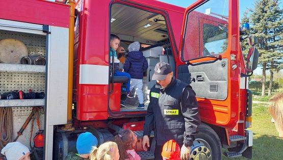 Grafika #62: 08.05.2023 Spotkanie ze Strażakami z OSP Wrzeście cz.I