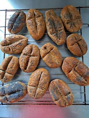 Grafika #13: 04.04.2023 Wielkanocny chlebek - warsztaty piekarnicze w gr. III